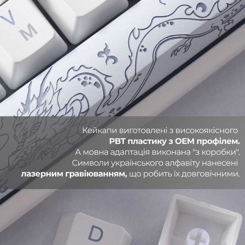 Клавиатура Ducky One 3 Cherry MX Speed Silver RGB UA USB White (DKON2108ST-PUAPXPWWWSC1)