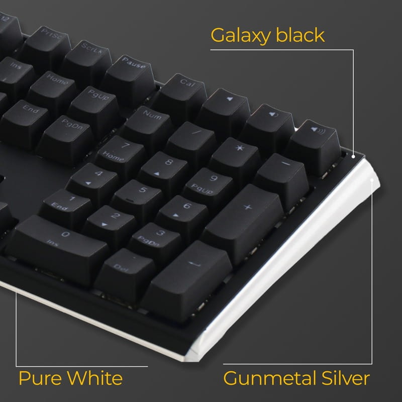 Клавіатура Ducky One 3 Cherry MX Speed Silver RGB UA USB Black (DKON2108ST-PUAPXCLAWSC1)