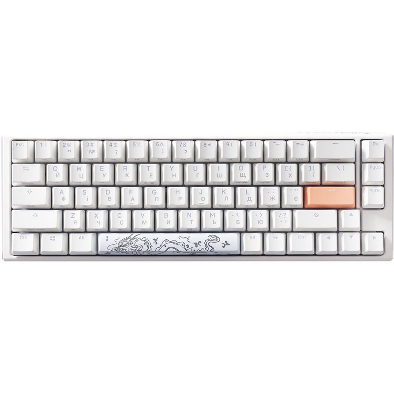 Клавіатура Ducky One 3 SF Cherry MX Red RGB UA USB White (DKON2167ST-RUAPXPWWWSC1)