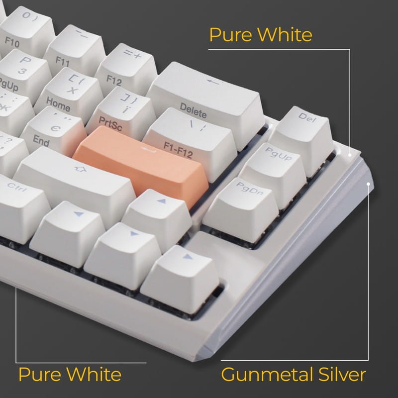 Клавіатура Ducky One 3 SF Cherry MX Brown RGB UA USB White (DKON2167ST-BUAPXPWWWSC1)