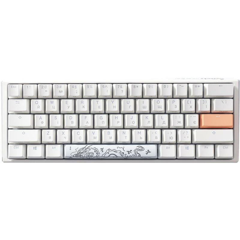 Клавиатура Ducky One 3 Mini Cherry MX Brown RGB UA USB White (DKON2161ST-BUAPXPWWWSC1)