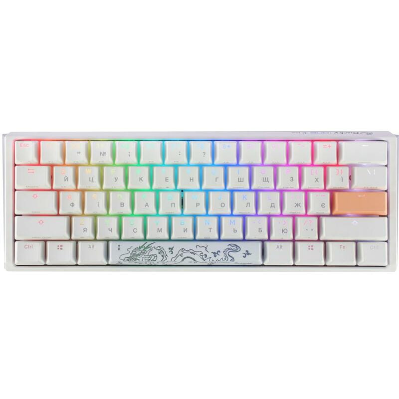 Клавиатура Ducky One 3 Mini Cherry MX Brown RGB UA USB White (DKON2161ST-BUAPXPWWWSC1)