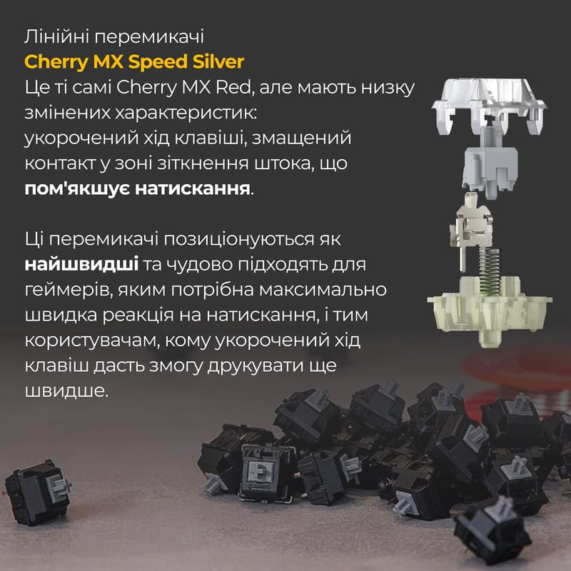 Клавиатура Ducky One 3 Mini Cherry MX Speed Silver RGB UA USB White (DKON2161ST-PUAPXPWWWSC1)
