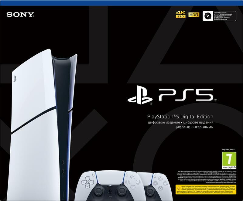 Игровая приставка Sony PlayStation 5 Slim Digital Edition (1000042066)