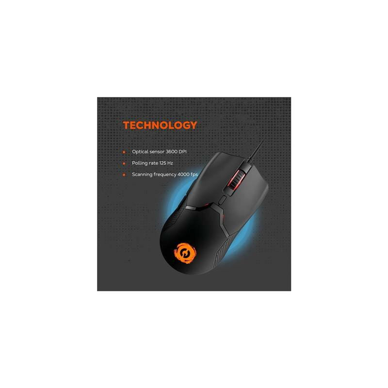 Мышь Canyon Carver GM-116 Black (CND-SGM116)