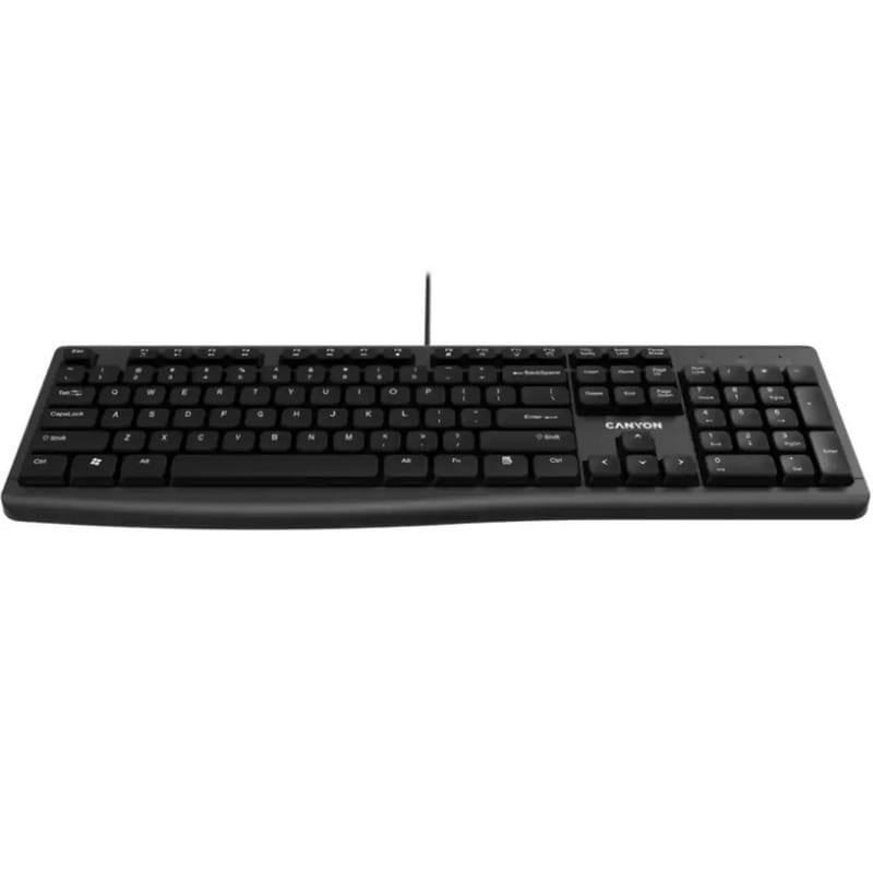 Клавиатура Canyon KB-50 EN Slim Black (CNE-CKEY5)