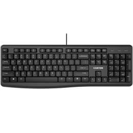 Купить Клавиатура Canyon KB-50 EN Slim Black (CNE-CKEY5) Клавиатура Canyon KB-50 EN Slim Black (CNE-CKEY5)