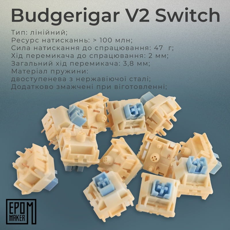 Клавіатура бездротова Epomaker TH80 SE 75% Budgerigar V2 Switch Hot-Swap (2.4G/BT/USB) RGB UA Black (TH80-SE-B-BV2)