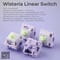 Фото - Клавиатура беспроводная Epomaker EP84 Plus 75% Wisteria Linear Switch Hot-Swap (2.4G/BT/USB) RGB UA White (EP84-W-WL) | click.ua
