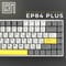 Фото - Клавиатура беспроводная Epomaker EP84 Plus 75% Wisteria Linear Switch Hot-Swap (2.4G/BT/USB) RGB UA White (EP84-W-WL) | click.ua