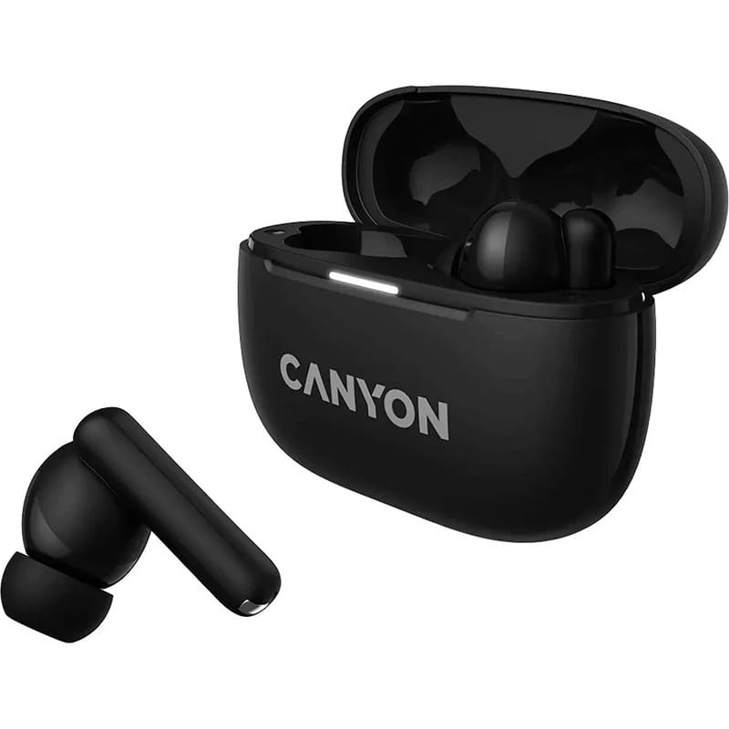 Bluetooth-гарнітура Canyon OnGo TWS-10 ANC ENC Black (CNS-TWS10B)