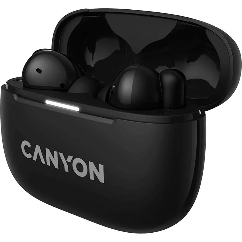 Bluetooth-гарнітура Canyon OnGo TWS-10 ANC ENC Black (CNS-TWS10B)