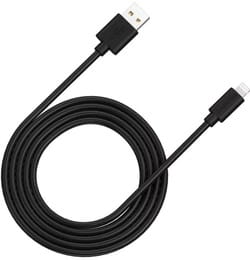 Кабель Canyon MFI-12 USB - Lightning (M/M) 2 м, Black (CNS-MFIC12B)