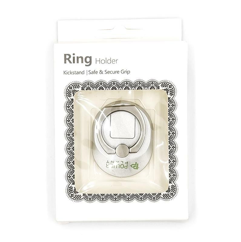 Кольцо держатель для смартфонов PowerPlant Silver (CA910304)