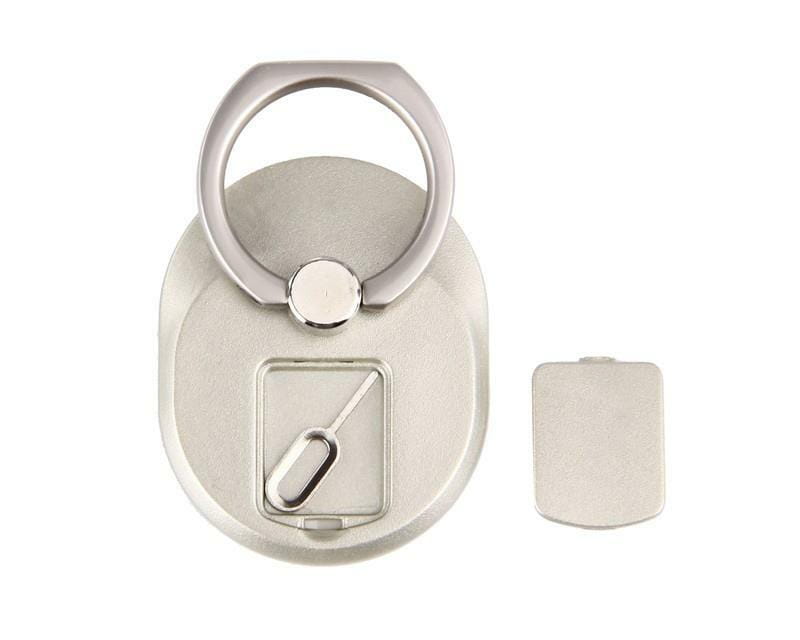 Кольцо держатель для смартфонов PowerPlant Silver (CA910304)