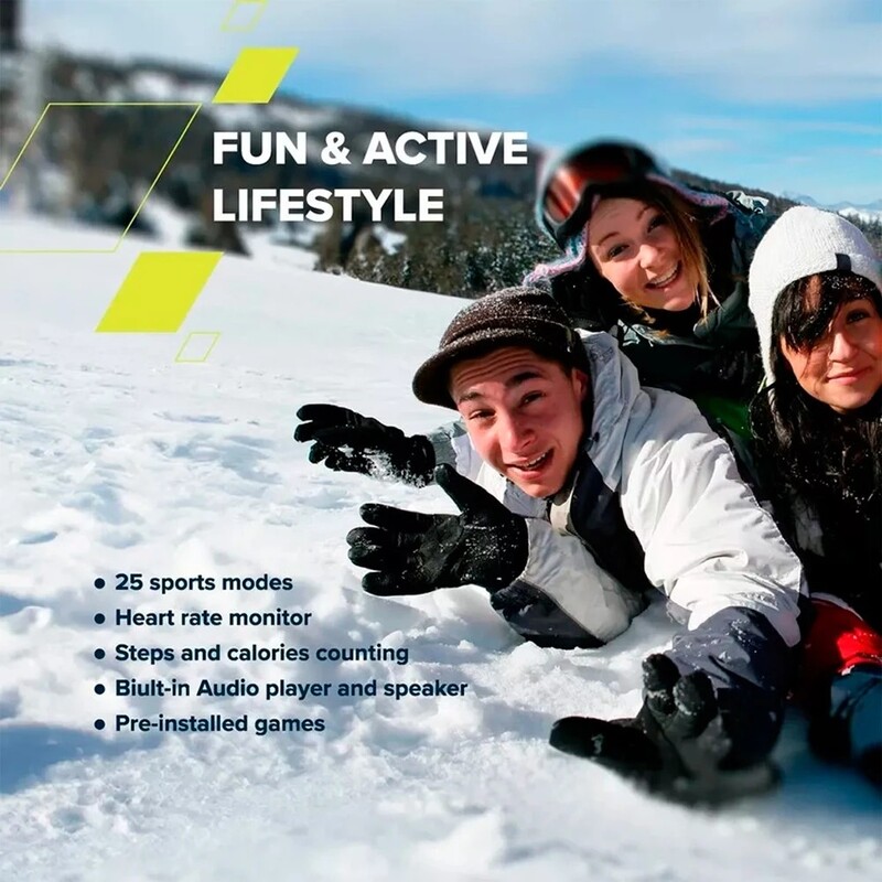 Детские смарт-часы Canyon Joyce KW-43 Dual BT Music White (CNE-KW43WB)