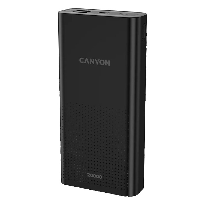 Универсальная мобильная батарея Canyon PB-2001 20000mAh Black (CNE-CPB2001B)