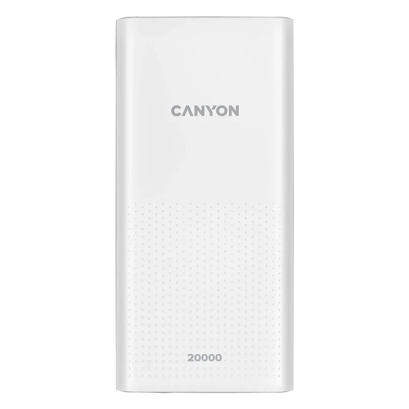 Універсальна мобільна батарея Canyon PB-2001 20000mAh White (CNE-CPB2001W)
