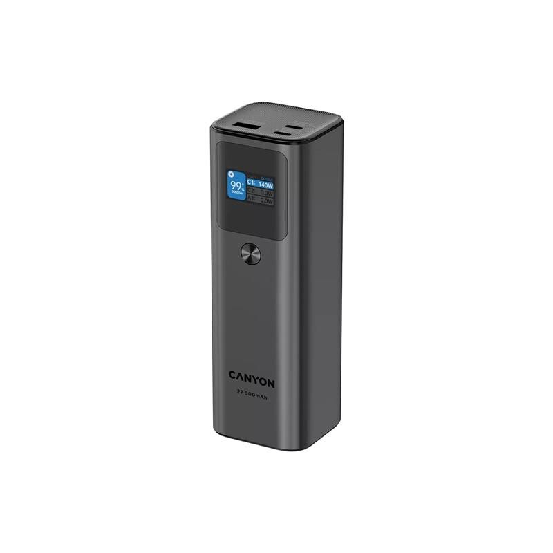 Универсальная мобильная батарея Canyon PB-2010 TFT 27000mAh Dark Grey (CNE-CPB2010DG)