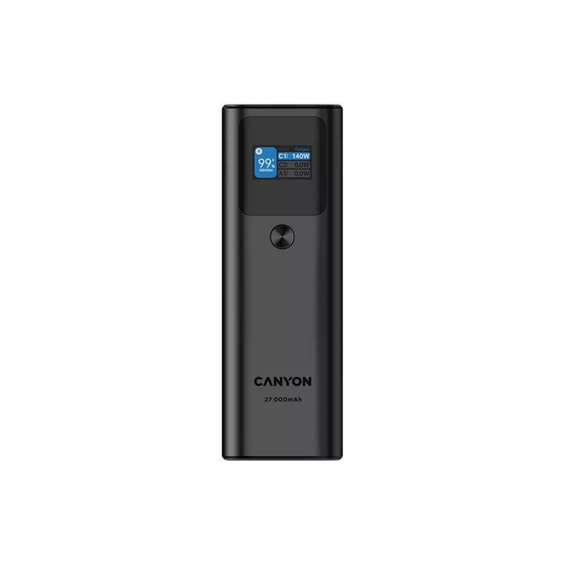 Універсальна мобільна батарея Canyon PB-2010 TFT 27000mAh Dark Grey (CNE-CPB2010DG)