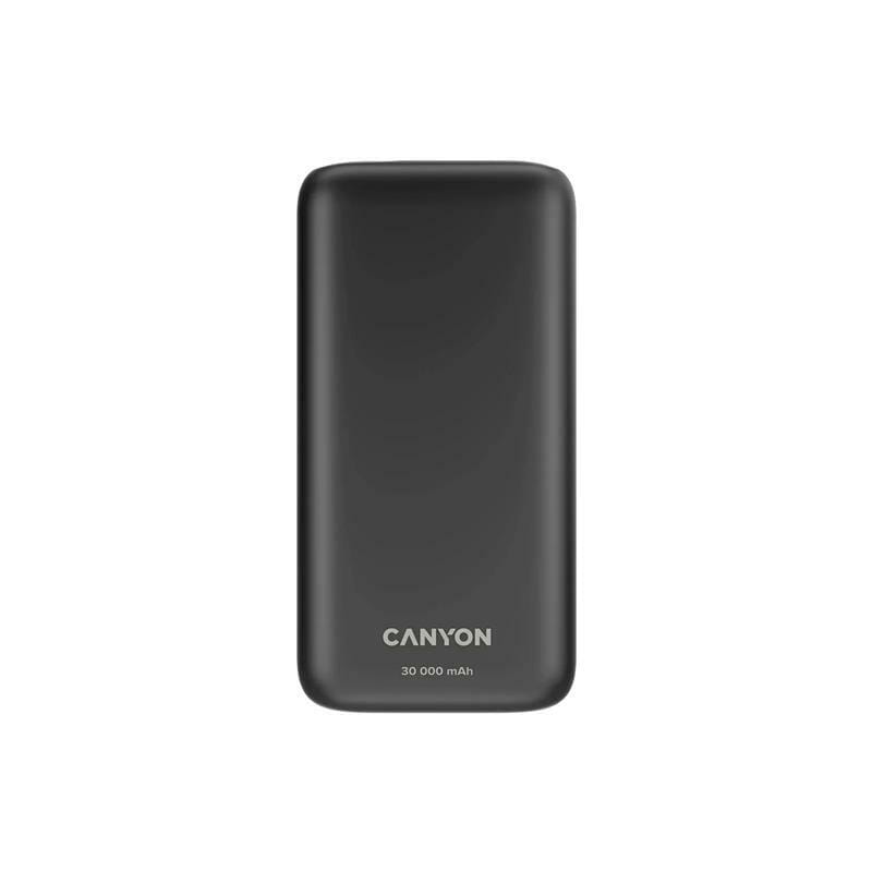 Универсальная мобильная батарея Canyon PB-301 LED 30000mAh Black (CNE-CPB301B)