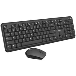 Комплект (клавіатура, миша) бездротовий Canyon SET-W20 UK/US Velvet Black (CNS-HSETW02)