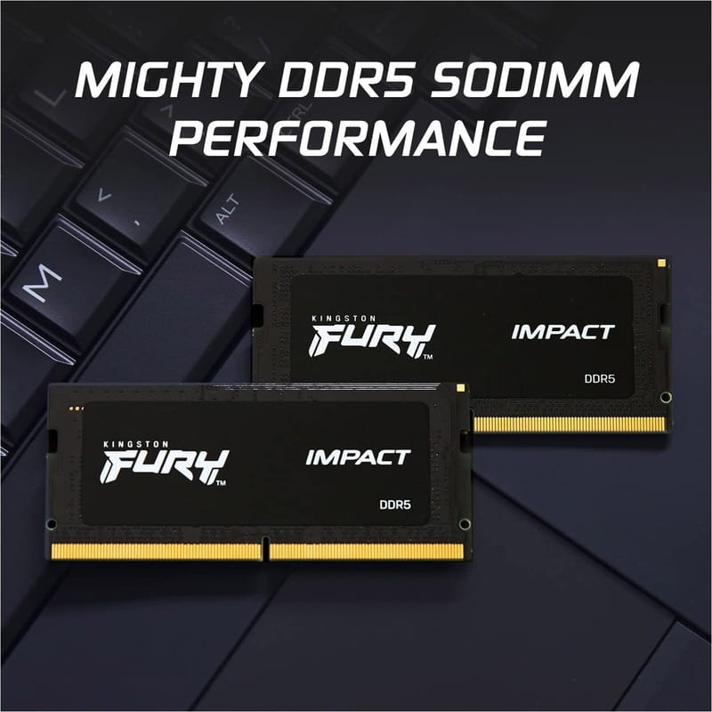 Модуль памяти SO-DIMM DDR5 16GB/6000 Kingston Fury Impact (KF560S38IB-16)