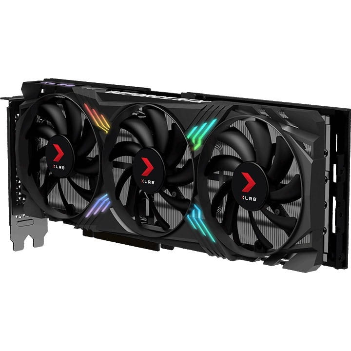 Відеокарта GF RTX 4070 Super 12GB GDDR6X XLR8 Gaming Verto Epic-X RGB OC Triple Fan DLSS 3 PNY (VCG4070S12TFXXPB1-O)