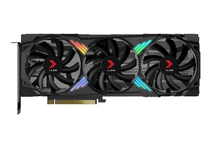 Відеокарта GF RTX 4070 Super 12GB GDDR6X XLR8 Gaming Verto Epic-X RGB OC Triple Fan DLSS 3 PNY (VCG4070S12TFXXPB1-O)