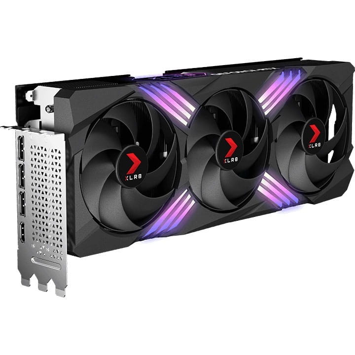 Видеокарта GF RTX 4070 Ti Super 16GB GDDR6X XLR8 Gaming Verto Epic-X RGB OC Triple Fan DLSS 3 PNY (VCG4070TS16TFXXPB1-O)