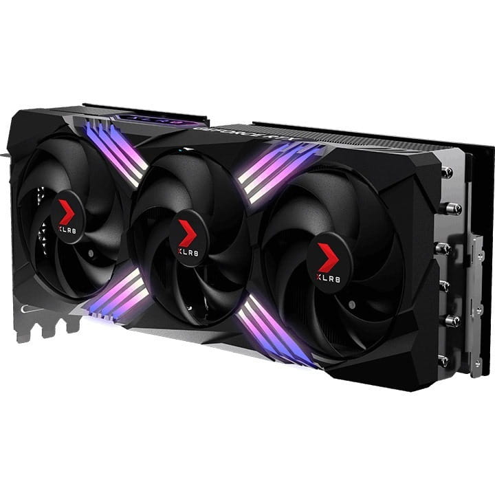 Видеокарта GF RTX 4070 Ti Super 16GB GDDR6X XLR8 Gaming Verto Epic-X RGB OC Triple Fan DLSS 3 PNY (VCG4070TS16TFXXPB1-O)