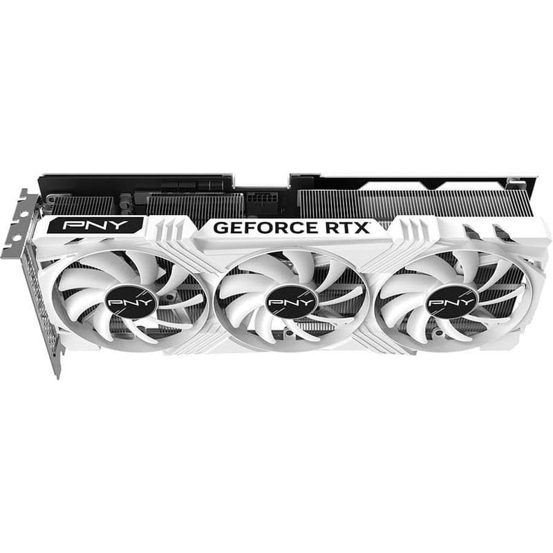 Видеокарта GF RTX 4070 Ti Super 16GB GDDR6X Verto OC Triple Fan DLSS 3 White PNY (VCG4070TS16TFWXPB1-O)