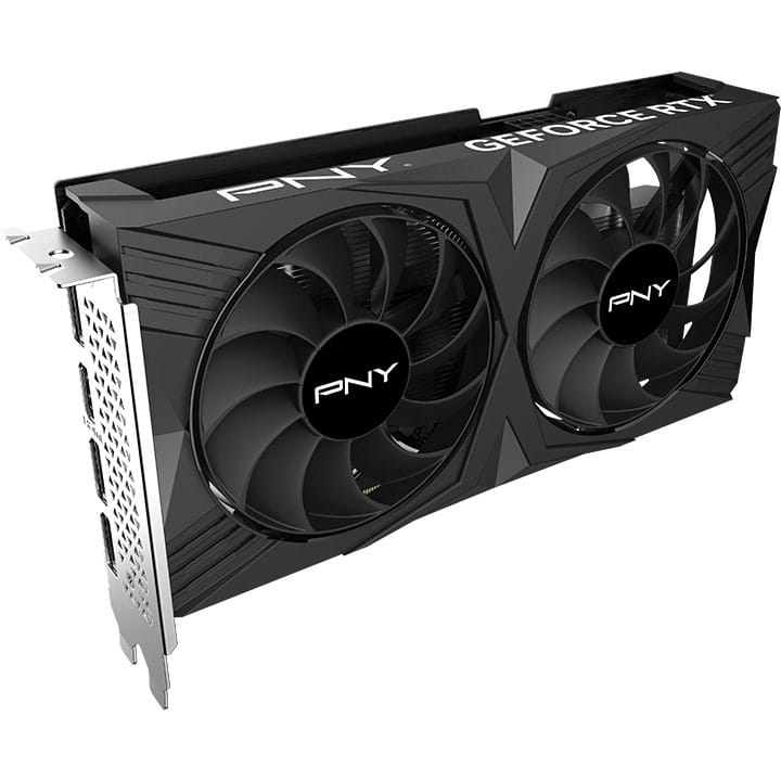 Видеокарта GF RTX 4060 8GB GDDR6 Verto Dual Fan DLSS 3 PNY (VCG40608DFXPB1)