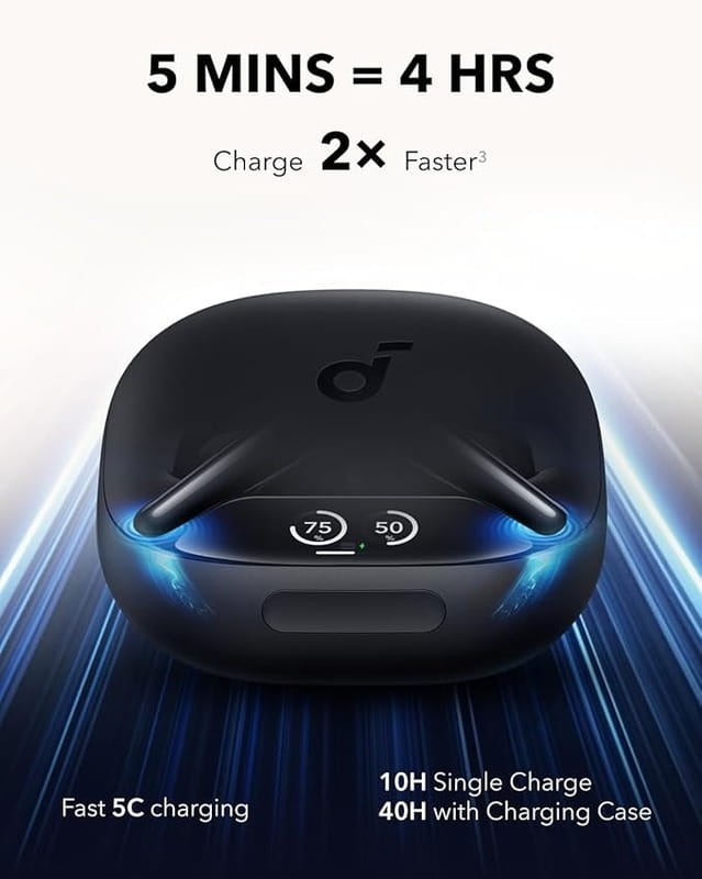 Bluetooth-гарнитура Anker SoundCore Liberty 4 Pro Black matte (A3954G11)
