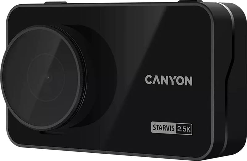Видеорегистратор Canyon DVR25GPS WQHD 2.5K 1440p GPS Wi-Fi Black (CND-DVR25GPS)