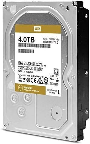 Накопитель HDD SATA 4.0TB WD Gold 7200rpm 128MB (WD4002FYYZ)_Refurbished