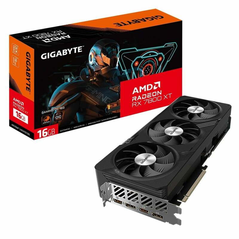 Видеокарта AMD Radeon RX 7800 XT 16GB GDDR6 Gaming OC Gigabyte (GV-R78XTGAMING OC-16GD)