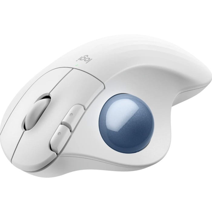 Мышь беспроводная Logitech Ergo M575S Off-White + Blue Ball (910-007030)