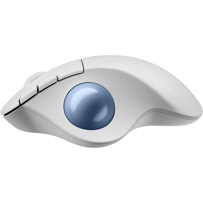 Мышь беспроводная Logitech Ergo M575S Off-White + Blue Ball (910-007030)