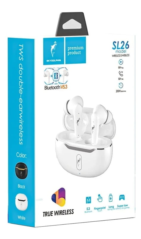 Bluetooth-гарнитура SkyDolphin TWS SL26 White (SDBTE-000189)