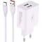 Фото - Зарядное устройство SkyDolphin SC30T (2USB, 2.1A) White (SDMZP-000113) + кабель Type-C | click.ua