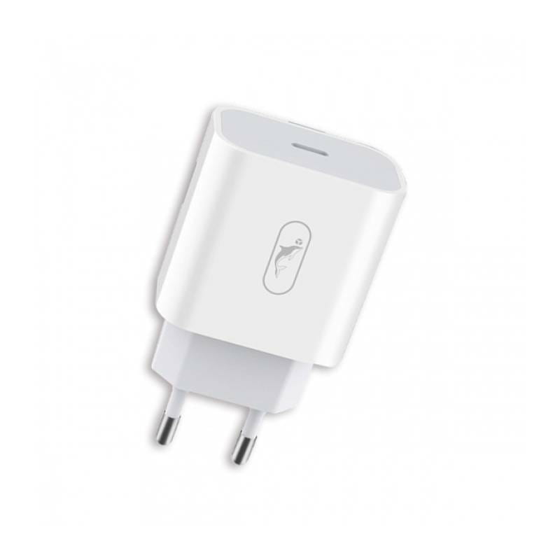 Зарядний пристрій SkyDolphin SC18E PD2.0 (1USB-С, 3A) White (SDMZP-000155)