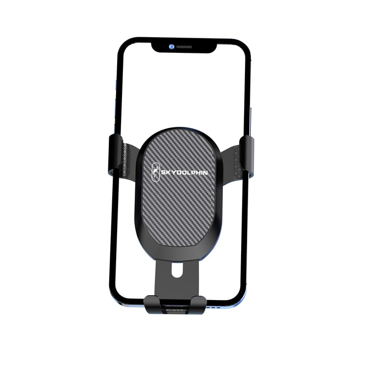 Держатель для смартфона SkyDolphin SH08 Gravity Mount Black (SDAT-000086)