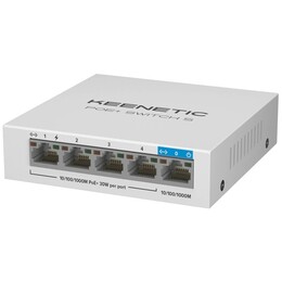 Комутатор Keenetic PoE+ Switch 5 (KN-4610)