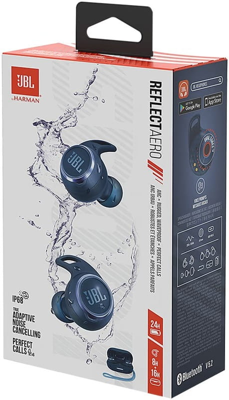 Bluetooth-гарнитура JBL Reflect Aero Blue (JBLREFLECTAEROBLU)