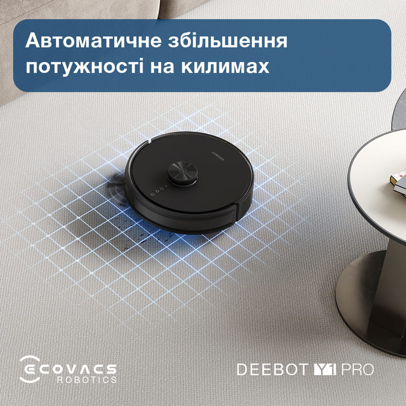 Робот-пилосос Ecovacs Deebot Ozmo Y1 Pro Black (DLX34 Black)