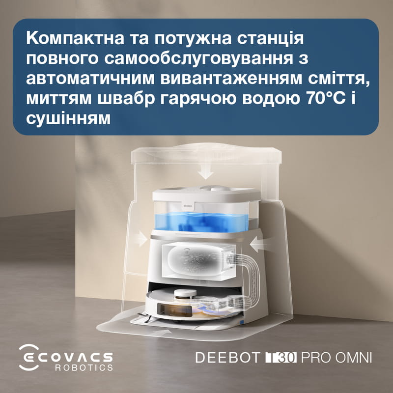 Робот-пылесос Ecovacs Deebot Ozmo Т30 Pro Omni (DDX14)