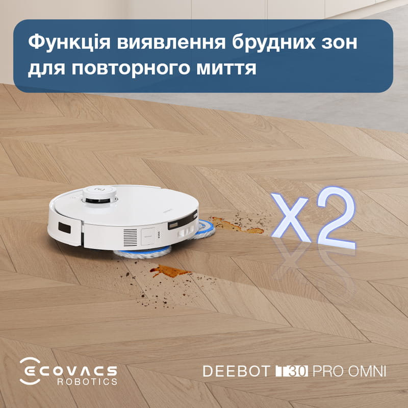 Робот-пылесос Ecovacs Deebot Ozmo Т30 Pro Omni (DDX14)