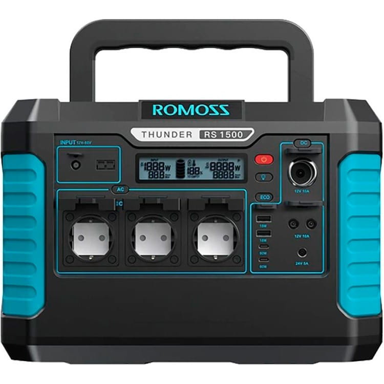 Зарядна станція Romoss RS1500 1328Wh, 1500W (RS1500-2B2-G153H)