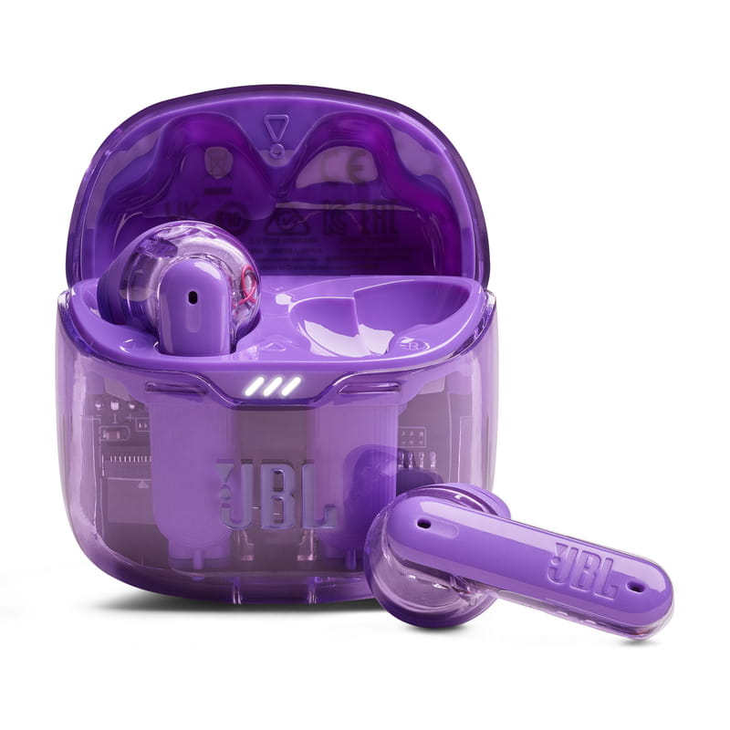 Bluetooth-гарнитура JBL Tune Flex Ghost Edition Purple (JBLTFLEXGPUR)